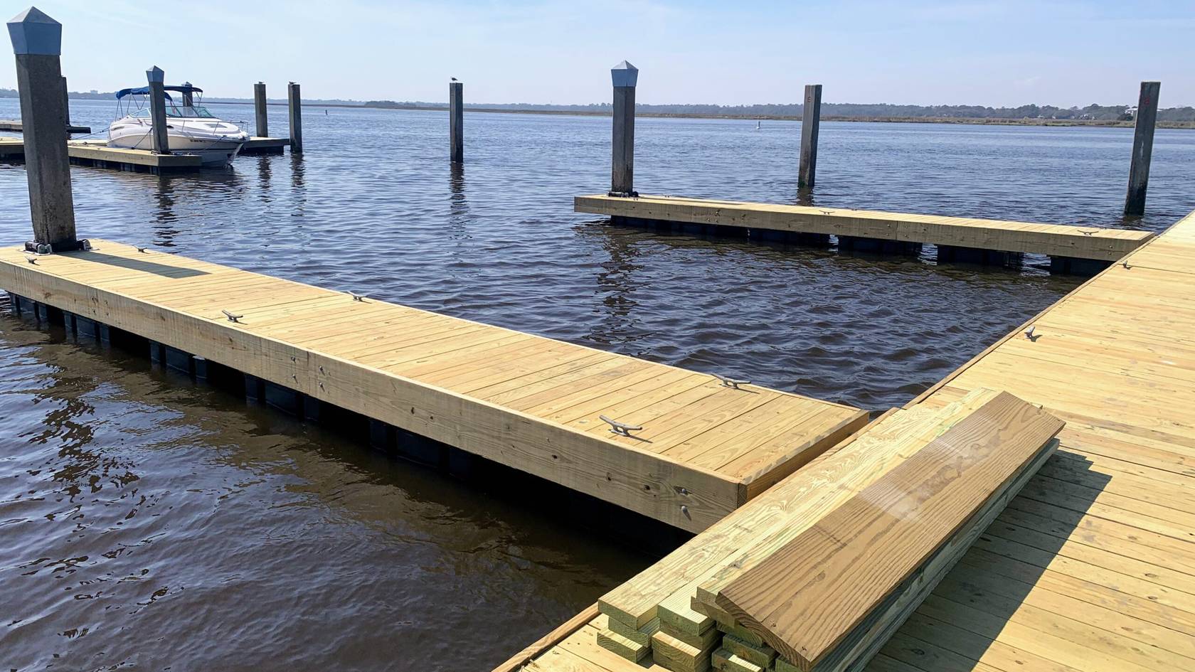 Waterfront construction by Charleston Dock Doctors near Mount Pleasant, SC